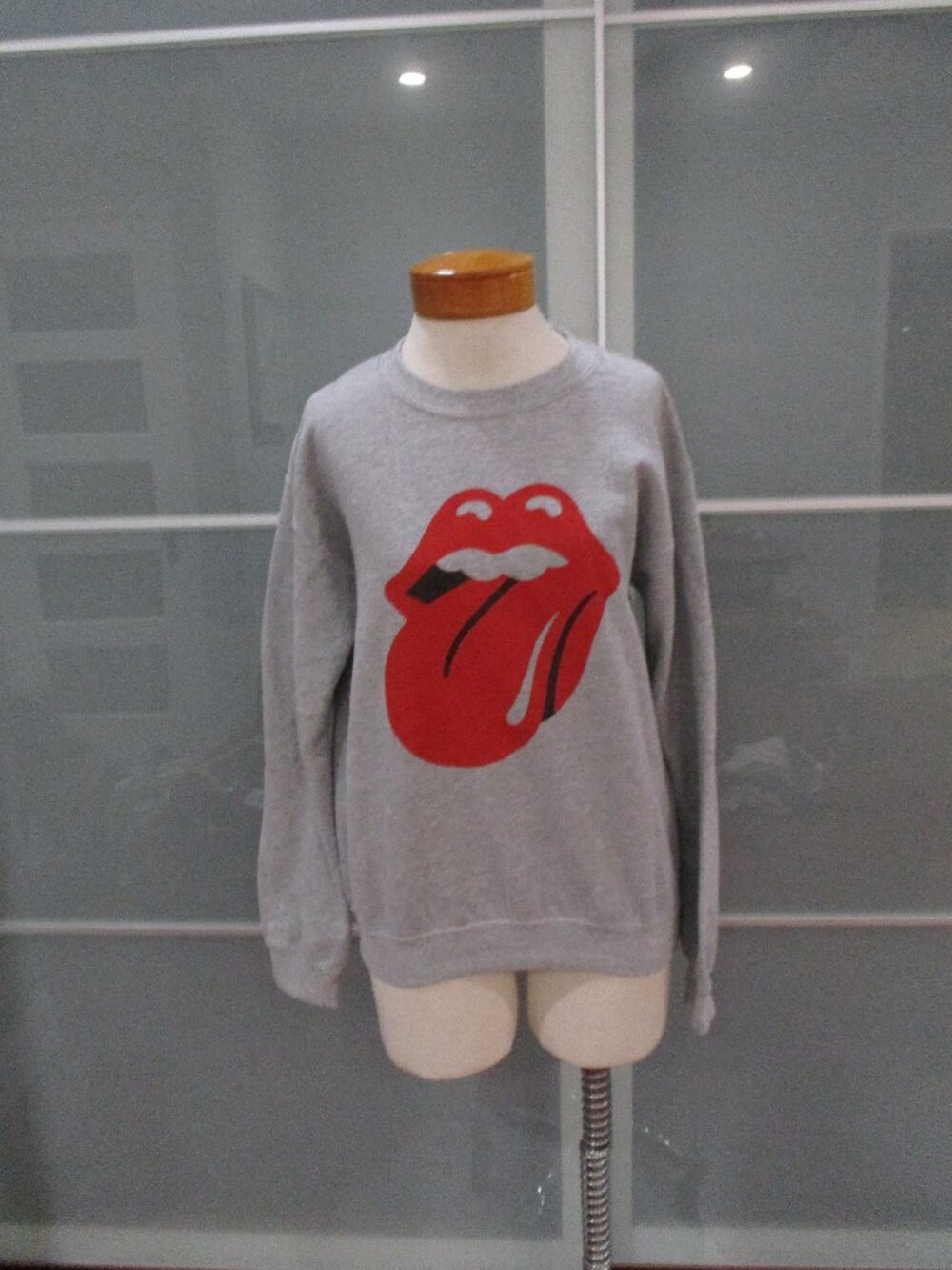 The Rolling Stones Long Sleeve Crewneck Sweatshirt